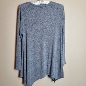 GREEN ENVELOPE Gray Sweater 1X